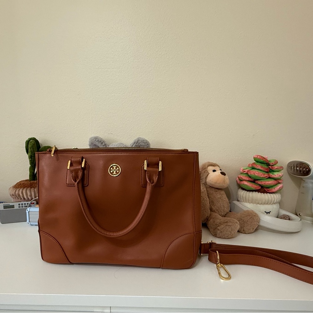Tory Burch Tan Leather Tote